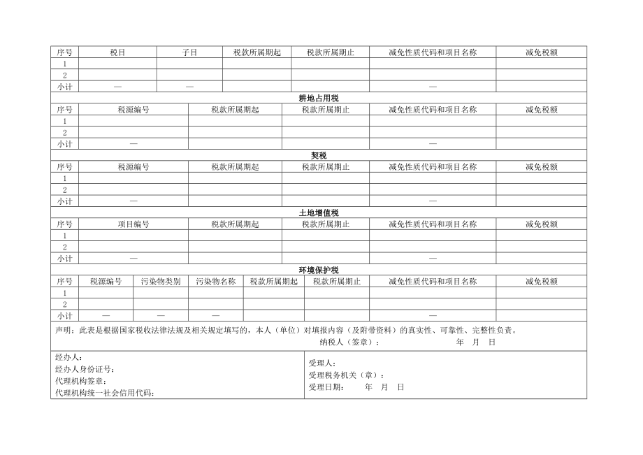 财产和行为税纳税申报表.doc