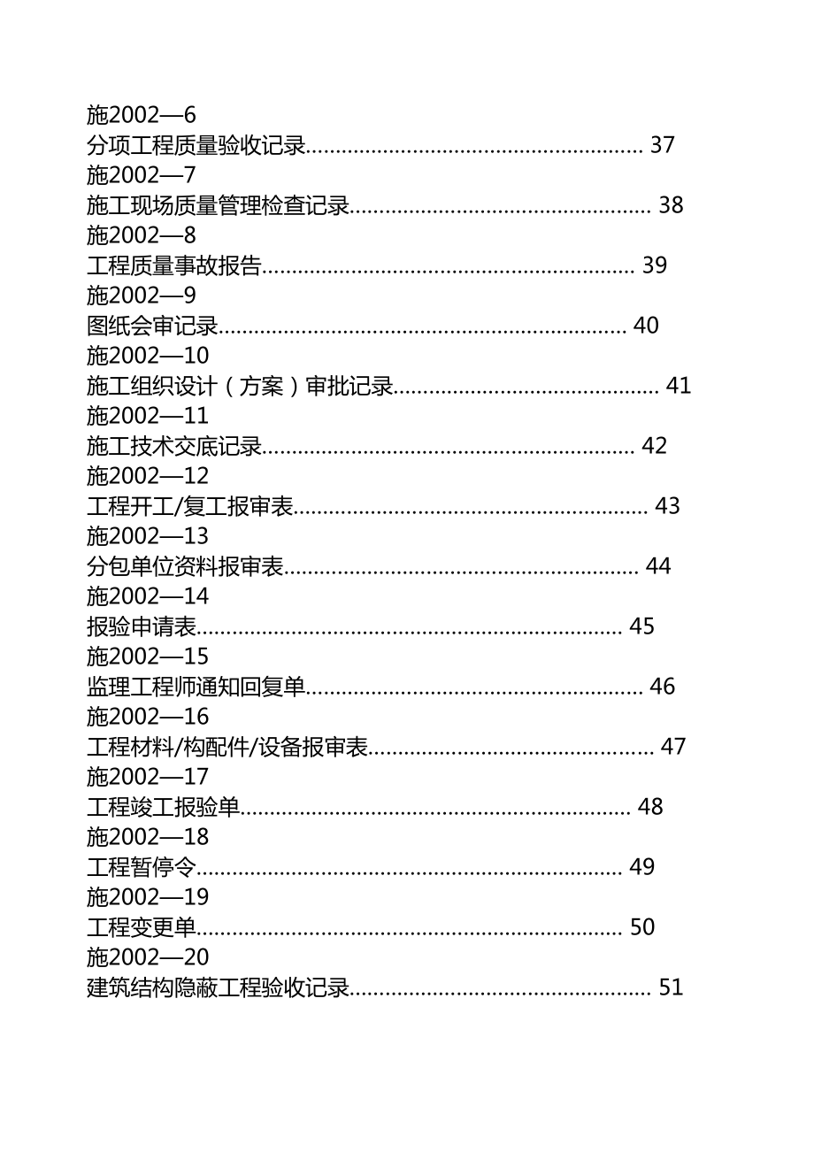 最新(湖南省建设厅)湘质监统编资料(全套表格).doc