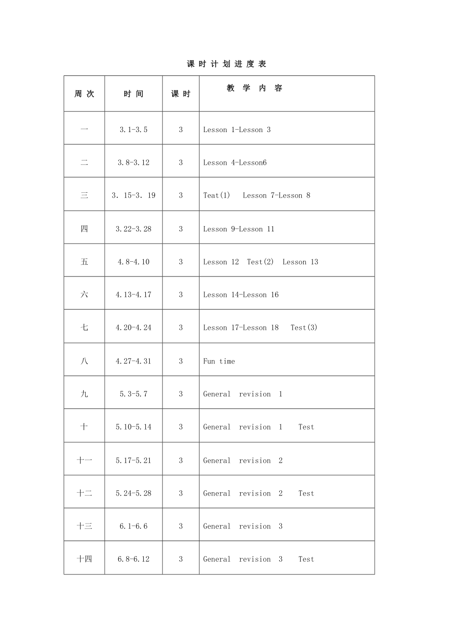 精通版小学英语六年级下册教案全册.doc