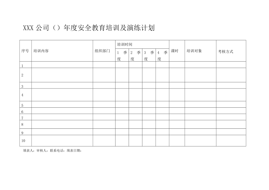 应急演练台账.doc