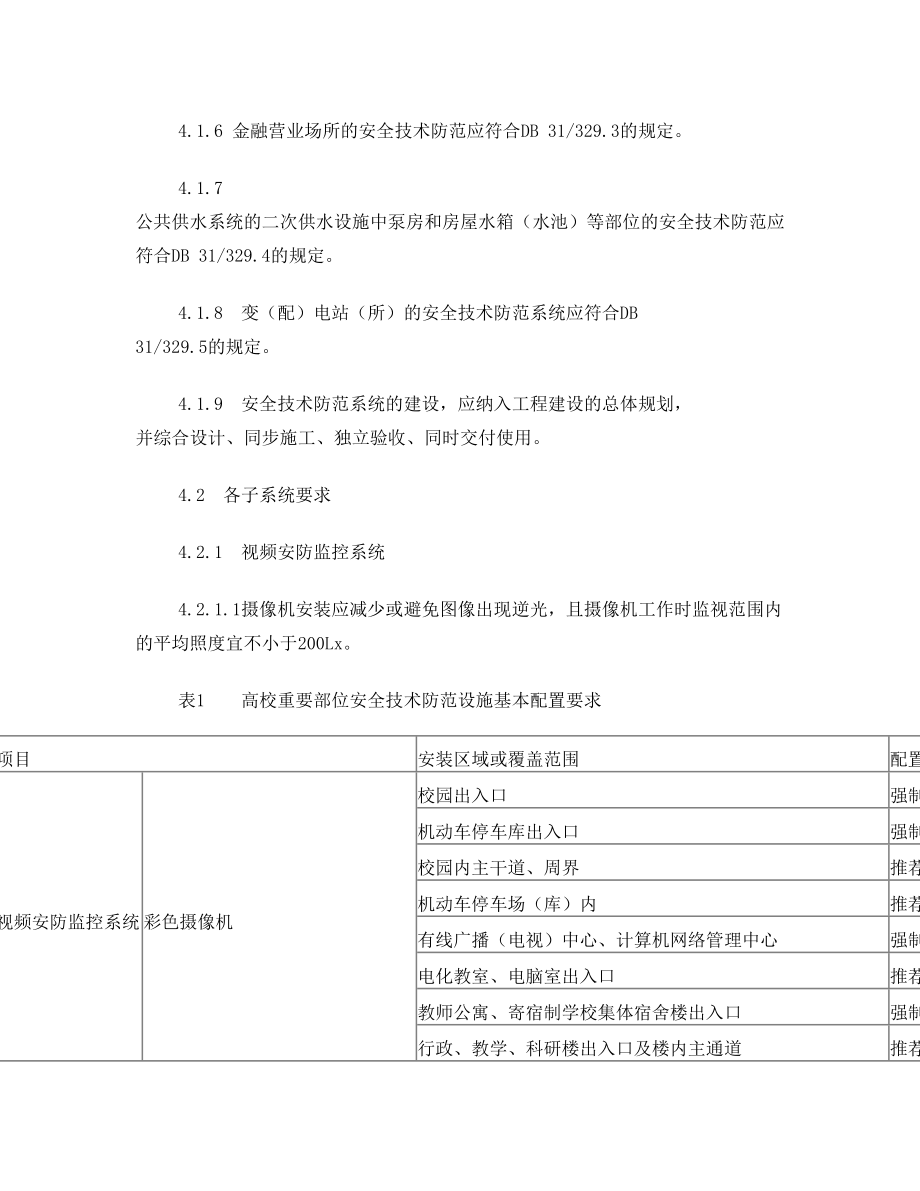 《重点单位重要部位安全技术防范系统要求第6部分学校、幼儿园》.doc