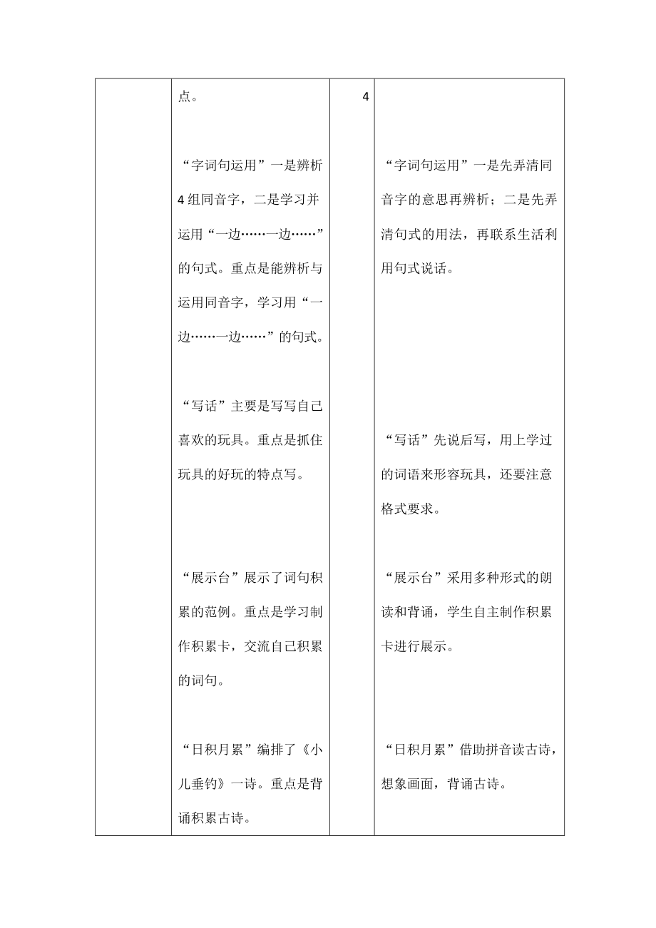 部编人教版二年级语文上册《第三单元教学初探》教学设计小学优秀教案