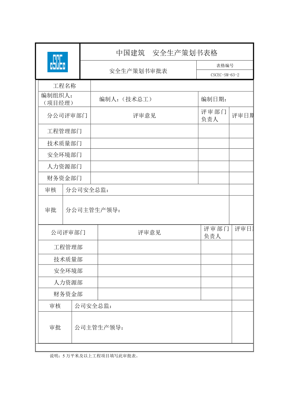 某建筑工程有限公司项目安全生产管理策划书.doc