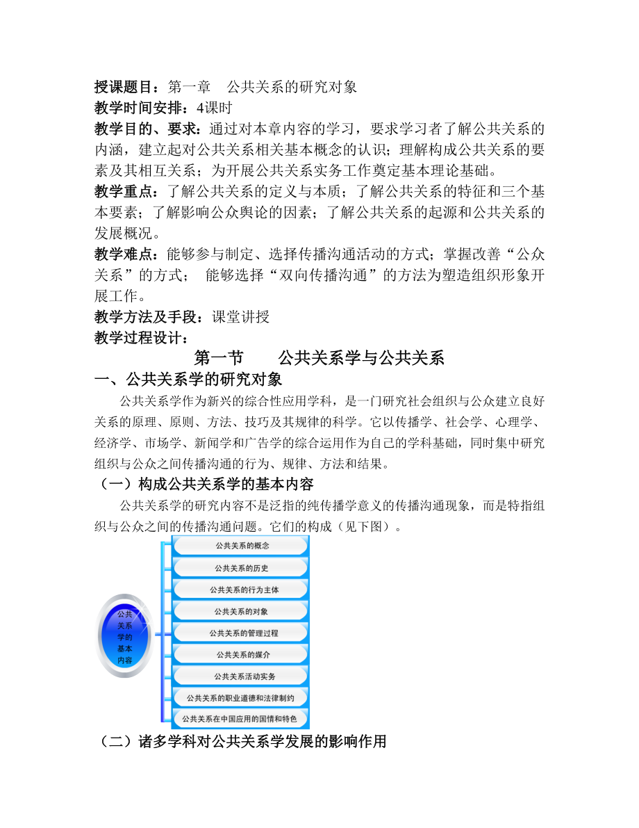 中职公共关系教案.doc