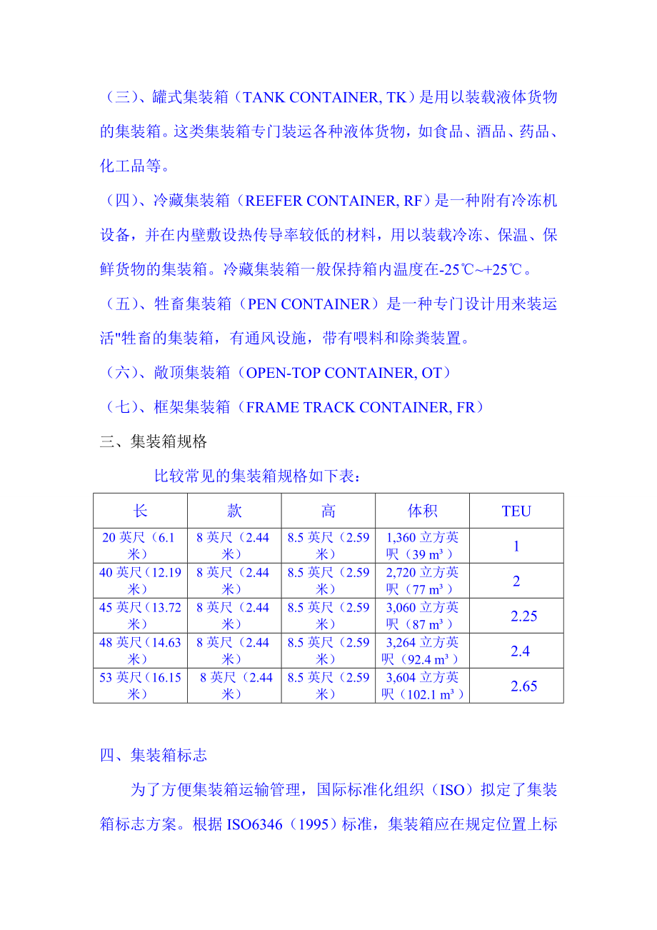 集装箱业务.doc