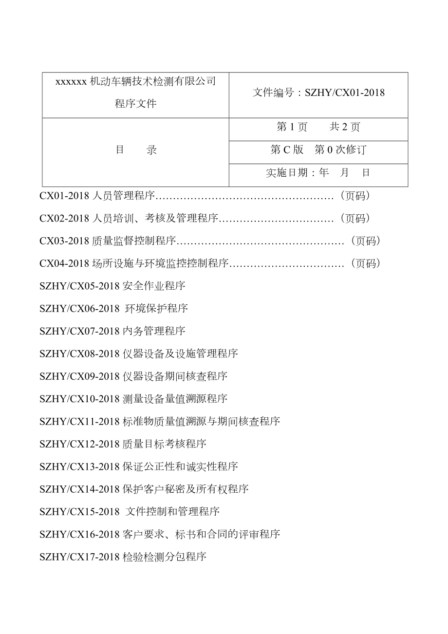 RBT214-编制的程序文件参考模板.doc