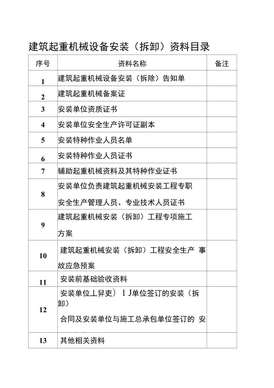 施工升降机拆除告知.doc