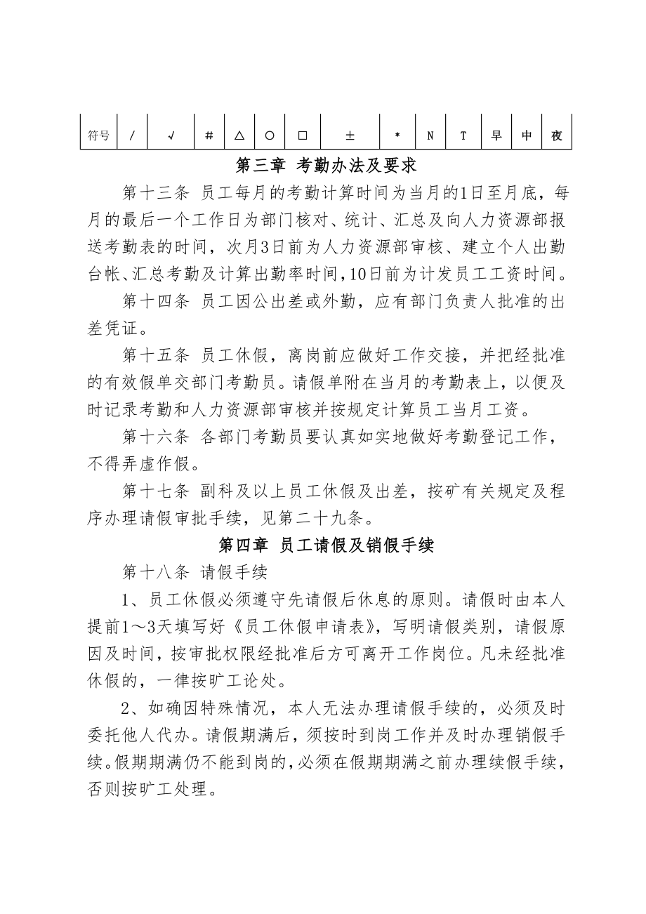 国有企业人力资源管理相关制度范本.doc