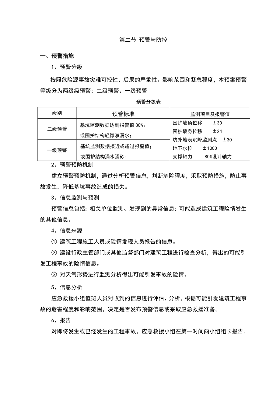 深基坑施工专项应急预案.doc