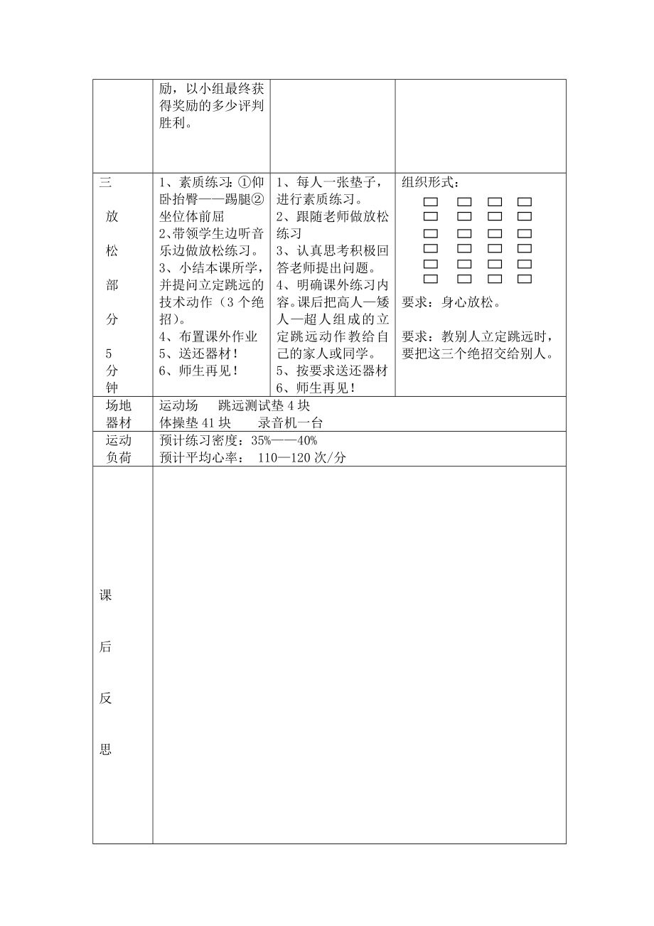 立定跳远课时教案.doc