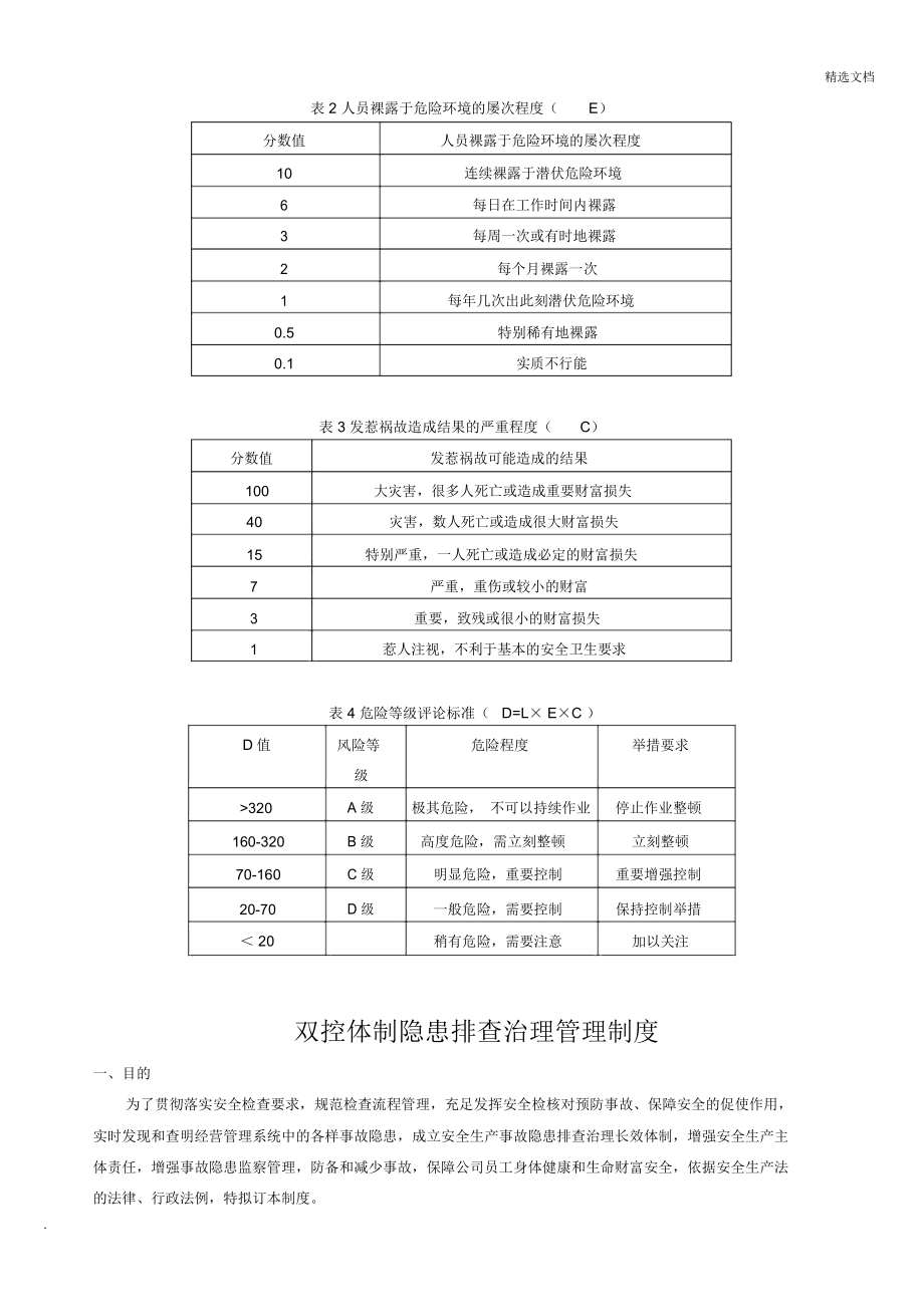 风险辨识管控及隐患排查治理“双控”机制.doc