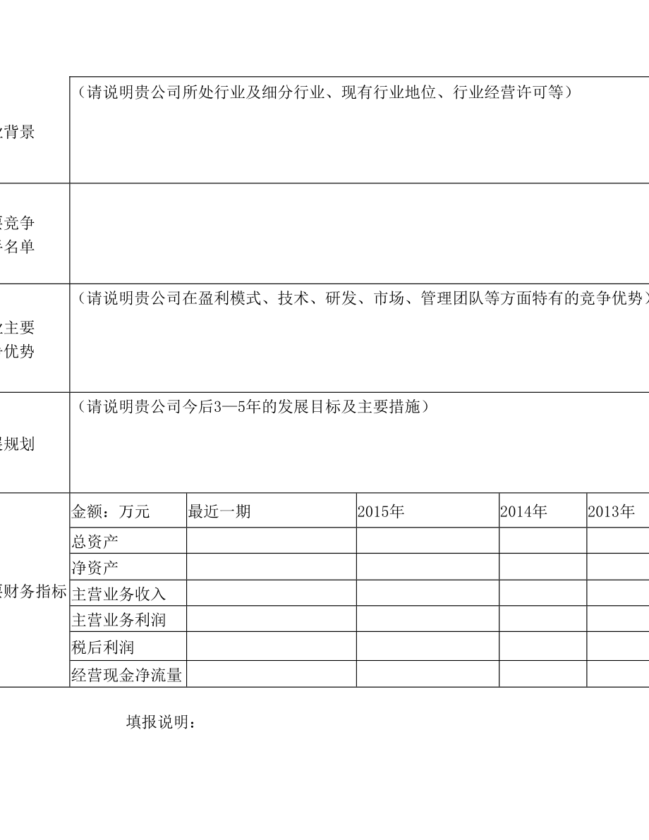 股权投资商业计划书(简版)(1).doc