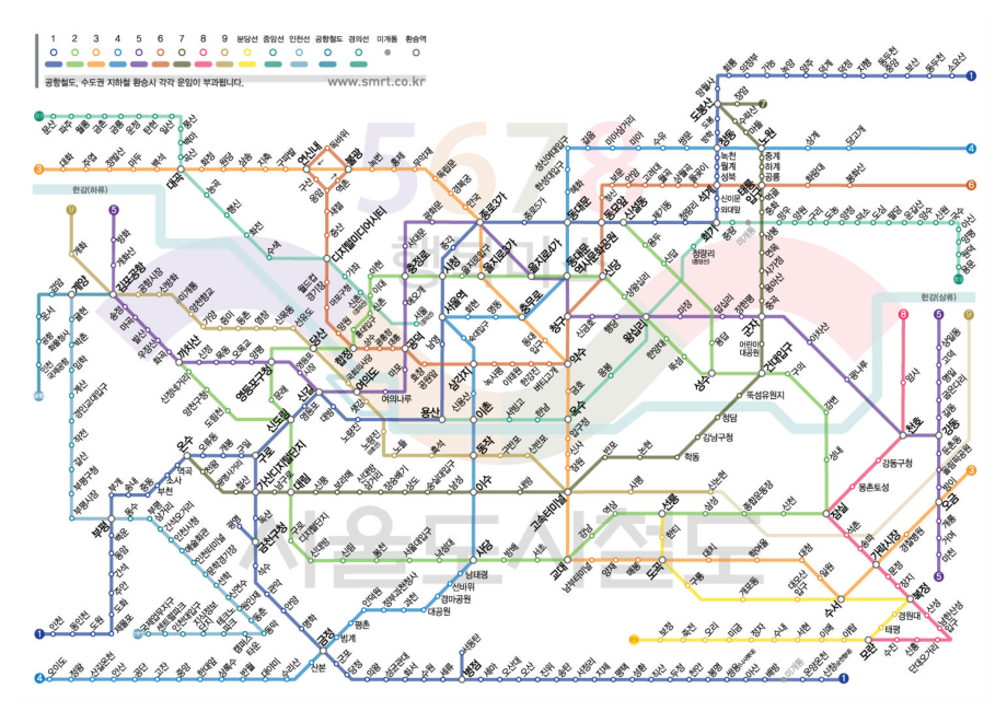 首尔地铁图中英韩三种语言对照版.doc