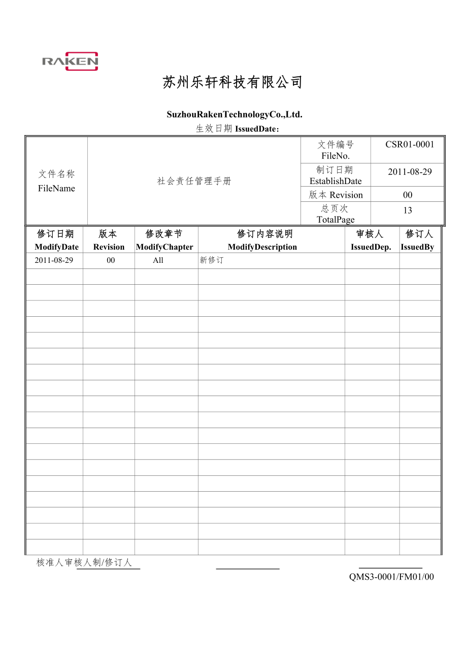 CSR社会责任管理手册.doc