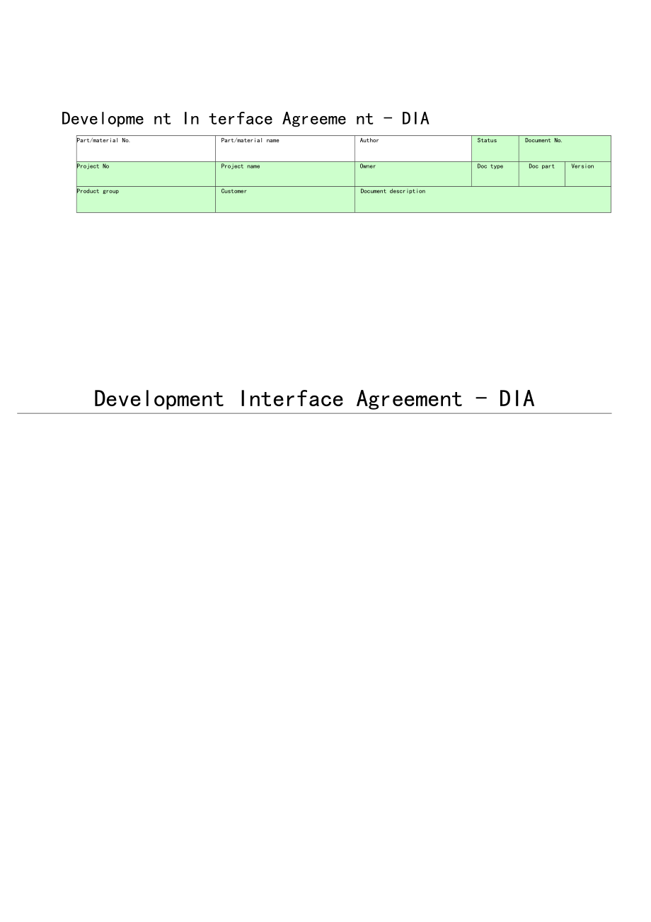 ISO26262开发接口协议DIA.doc