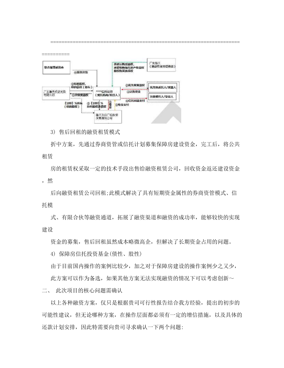 房地产项目融资方案.doc