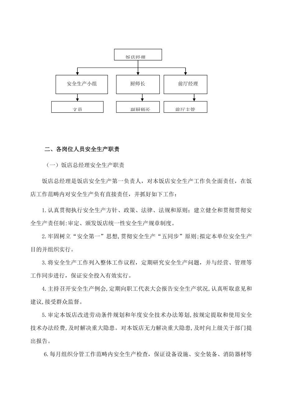 餐饮企业门店安全手册样本.doc