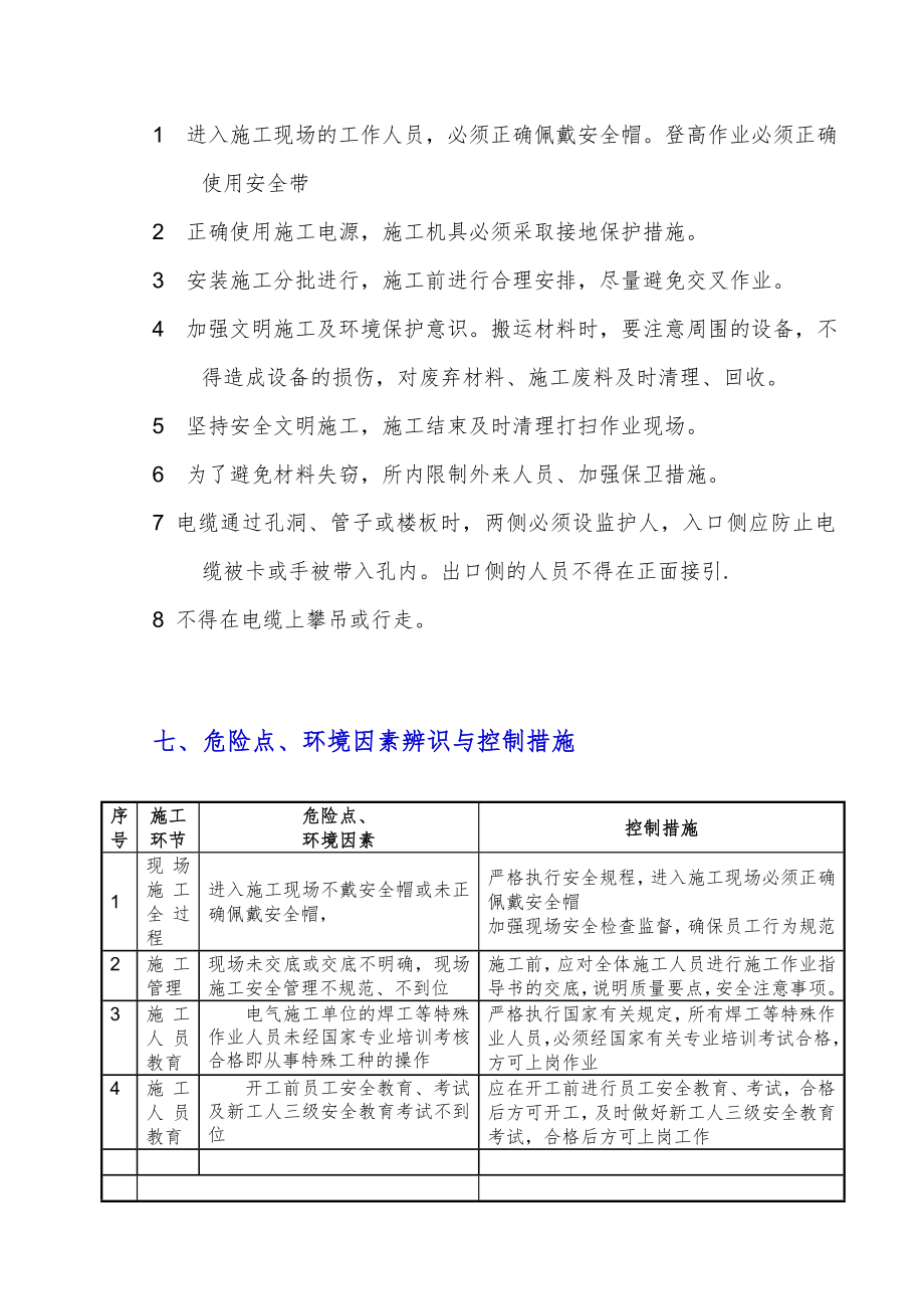 10KV配电房改造施工方案.doc