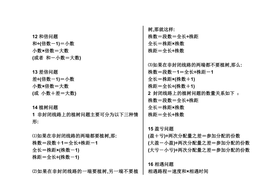 小学阶段所有公式及奥数公式.doc