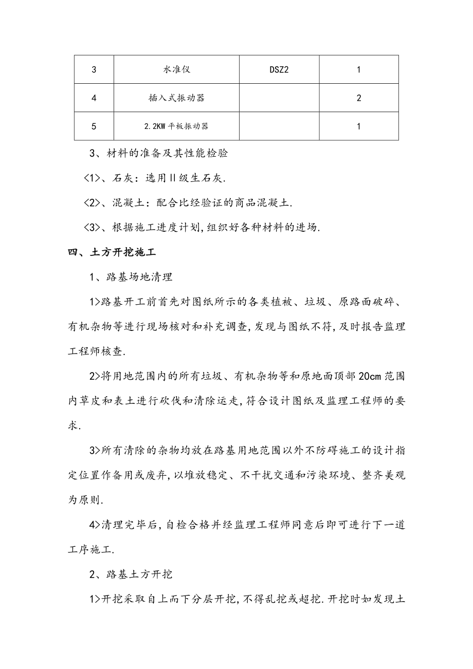 混凝土道路工程施工设计方案.doc