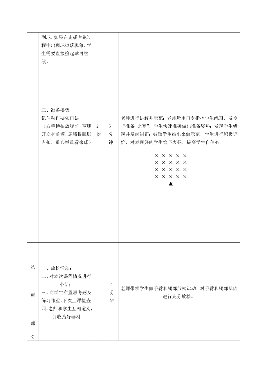 小学生乒乓球教学教案.doc