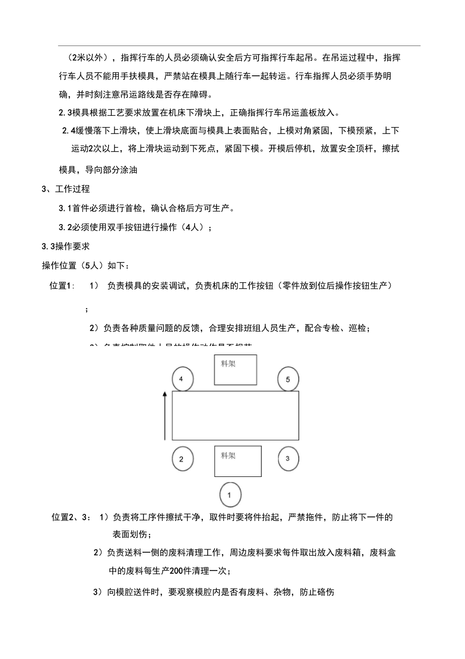 冲压设备操作规程.doc