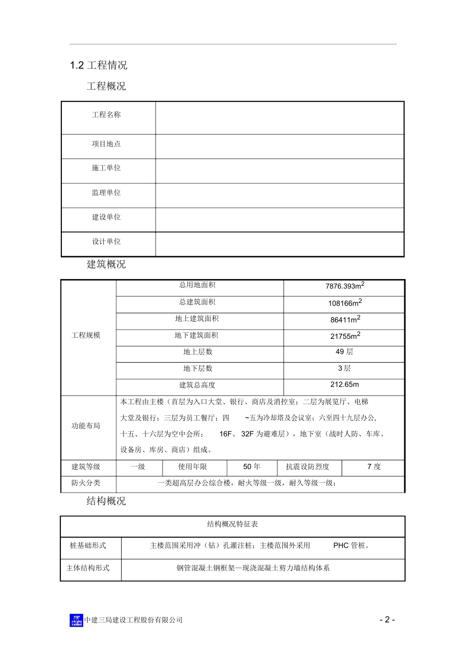 建筑工程实验及检验批划分方案.doc