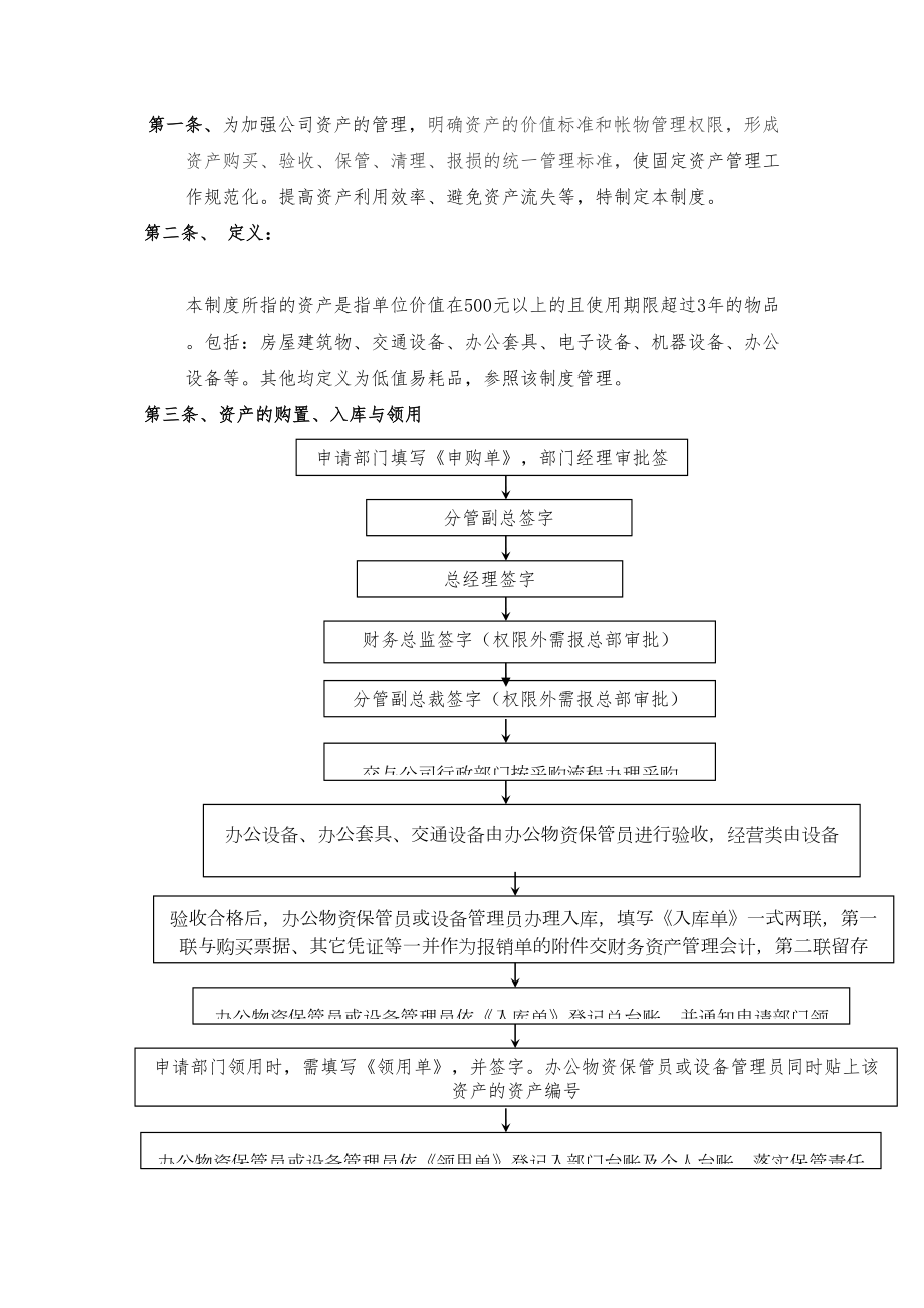 公司财务制度管理流程图.doc