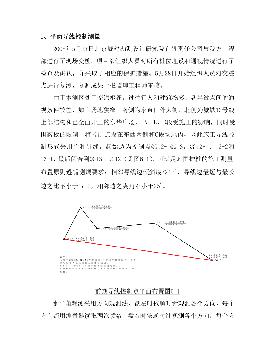 围护桩施工测量方案.doc