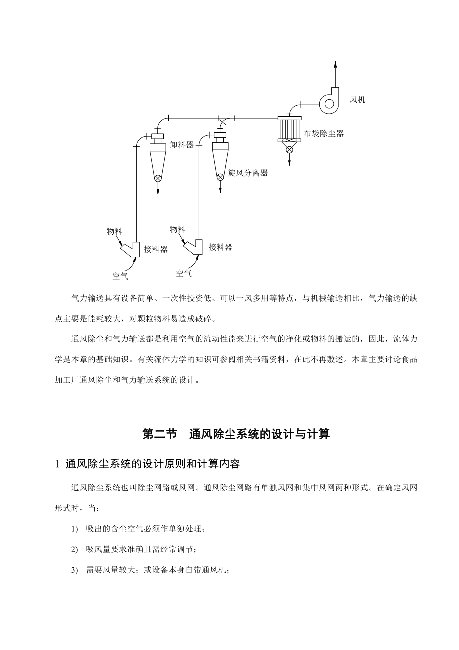 通风除尘与气力输送系统的设计.doc