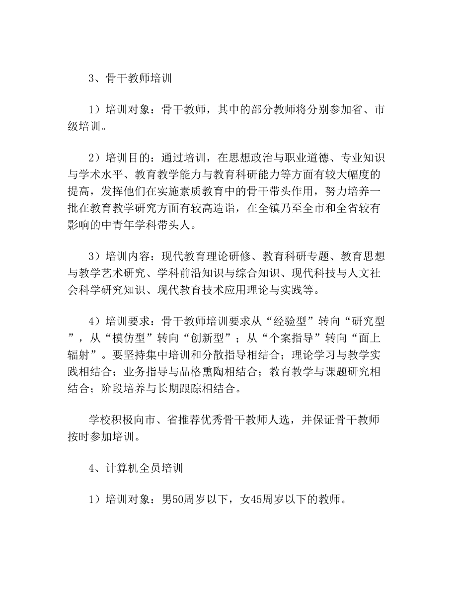 学校继续教育培训方案.doc