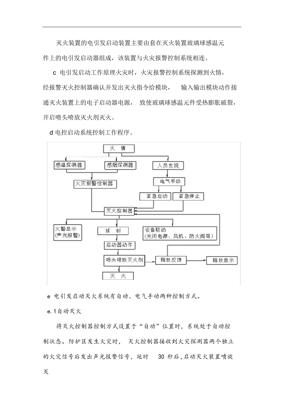 超细干粉灭火装置系统施工方案.doc