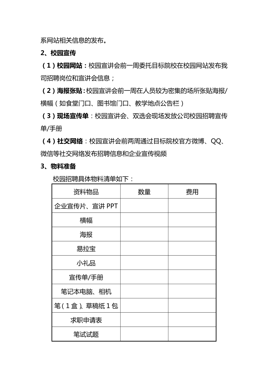 最新校园招聘计划书.doc