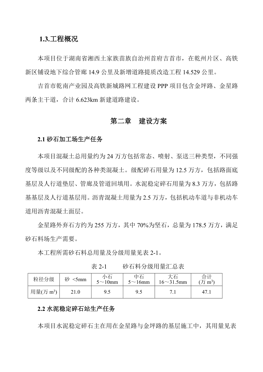 砂石料场及水泥稳定碎石拌和站建设方案.doc