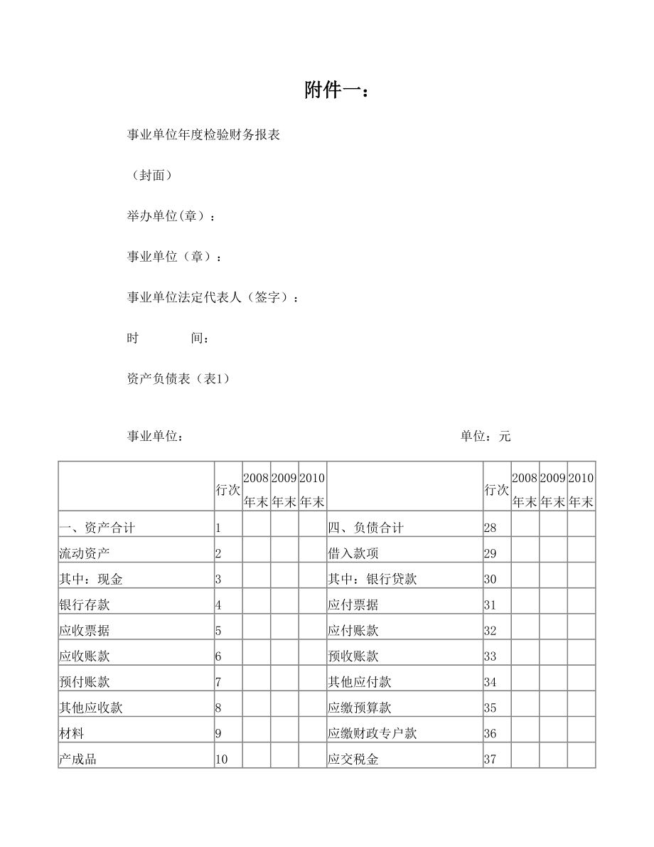 事业单位财务报表大全.doc