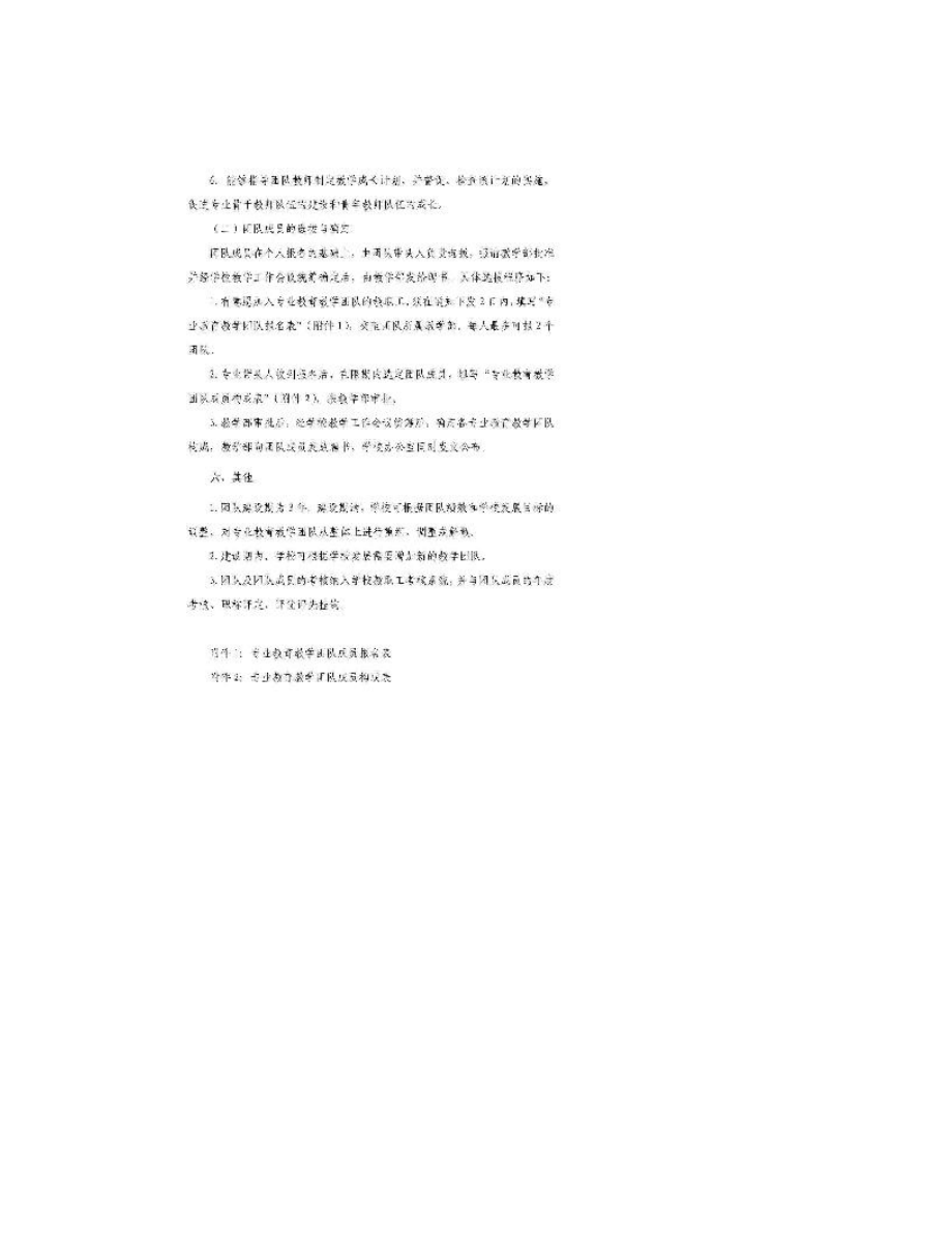 专业教育教学团队建设方案.doc