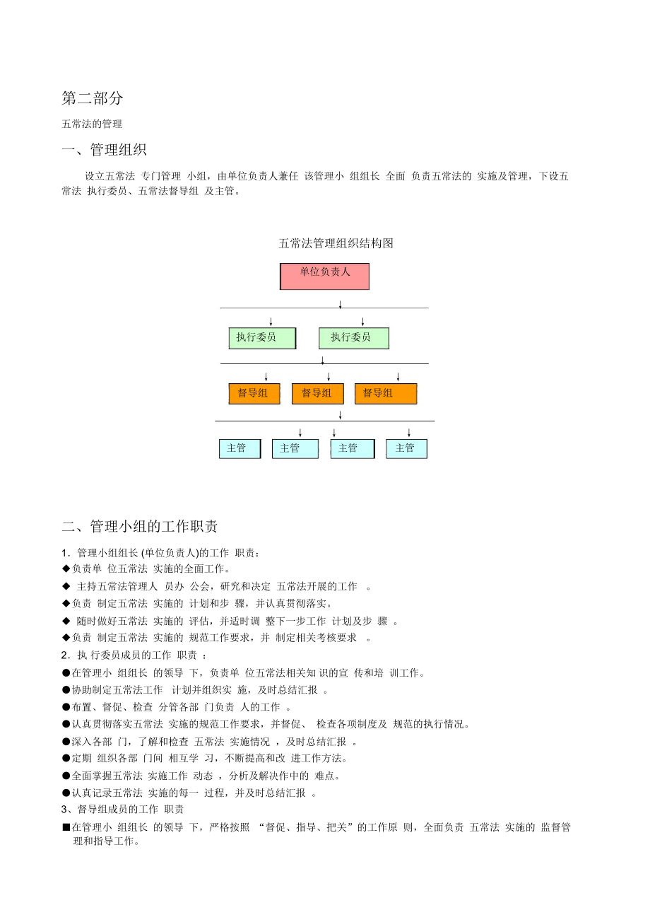 餐饮单位“五常法”管理指南.doc