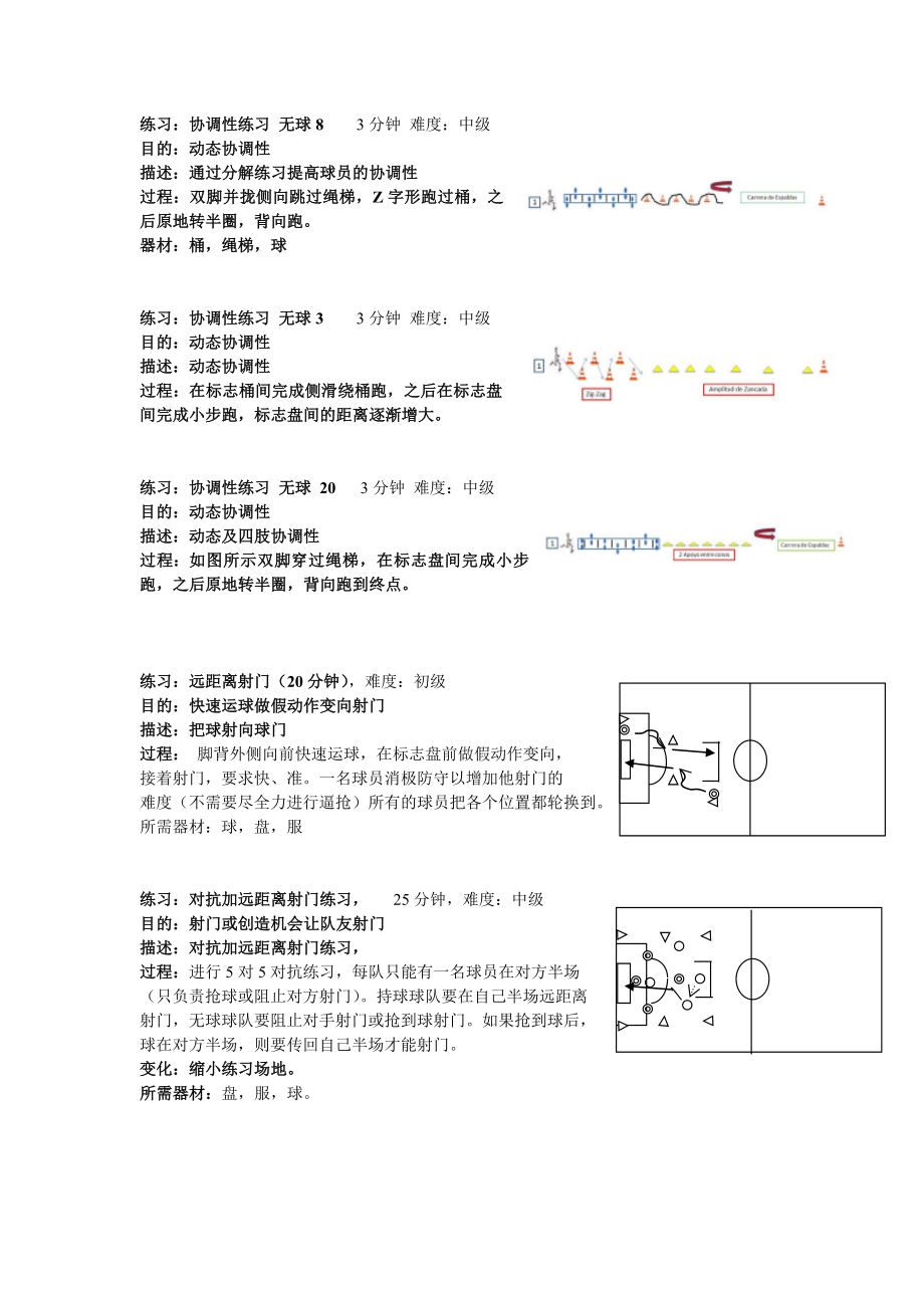 足球训练队教案（远距离射门）.doc