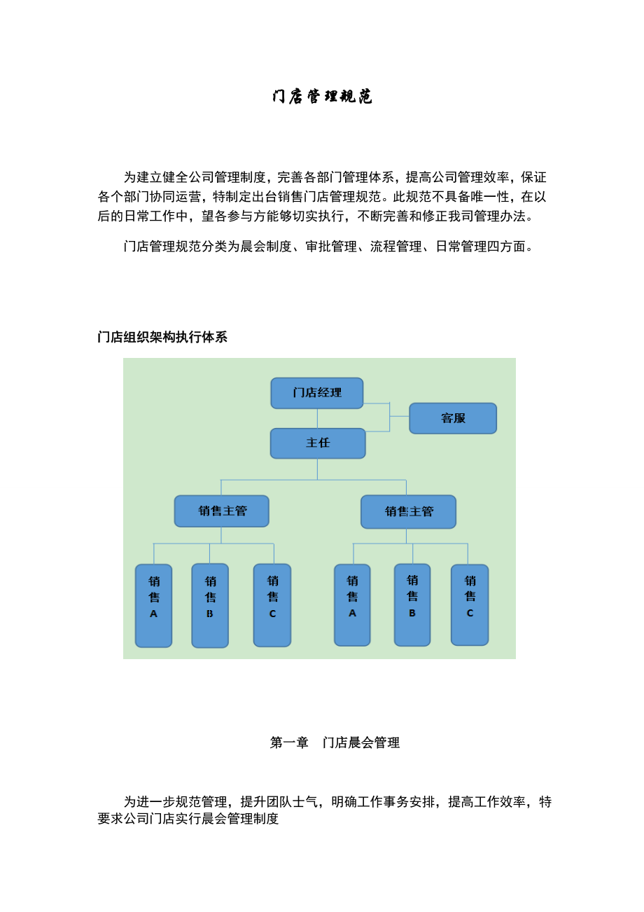 门店管理规范.doc