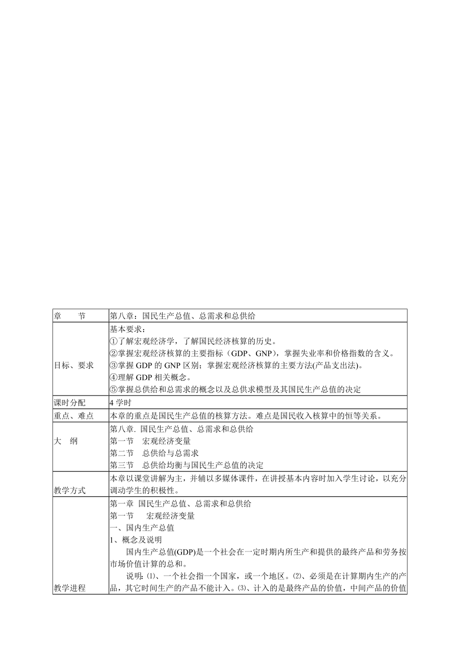 西方经济学教案.doc