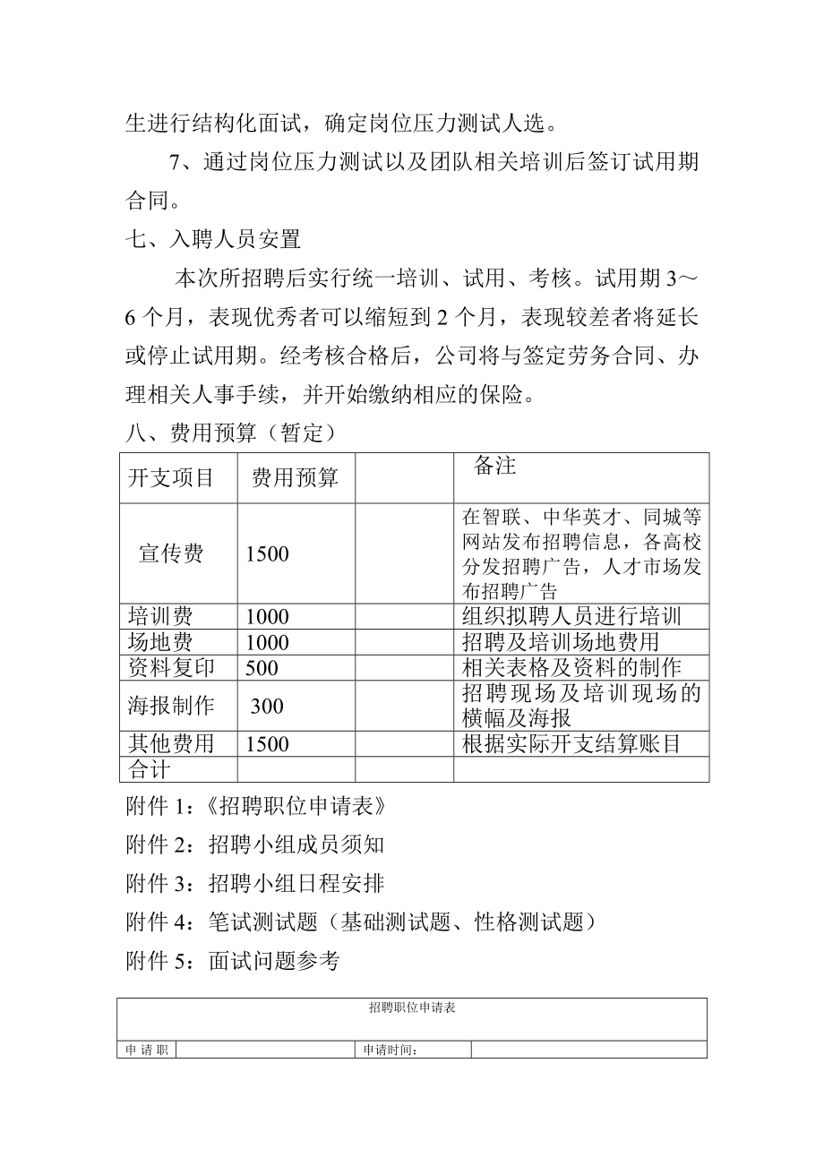 文化传媒公司招聘计划.doc