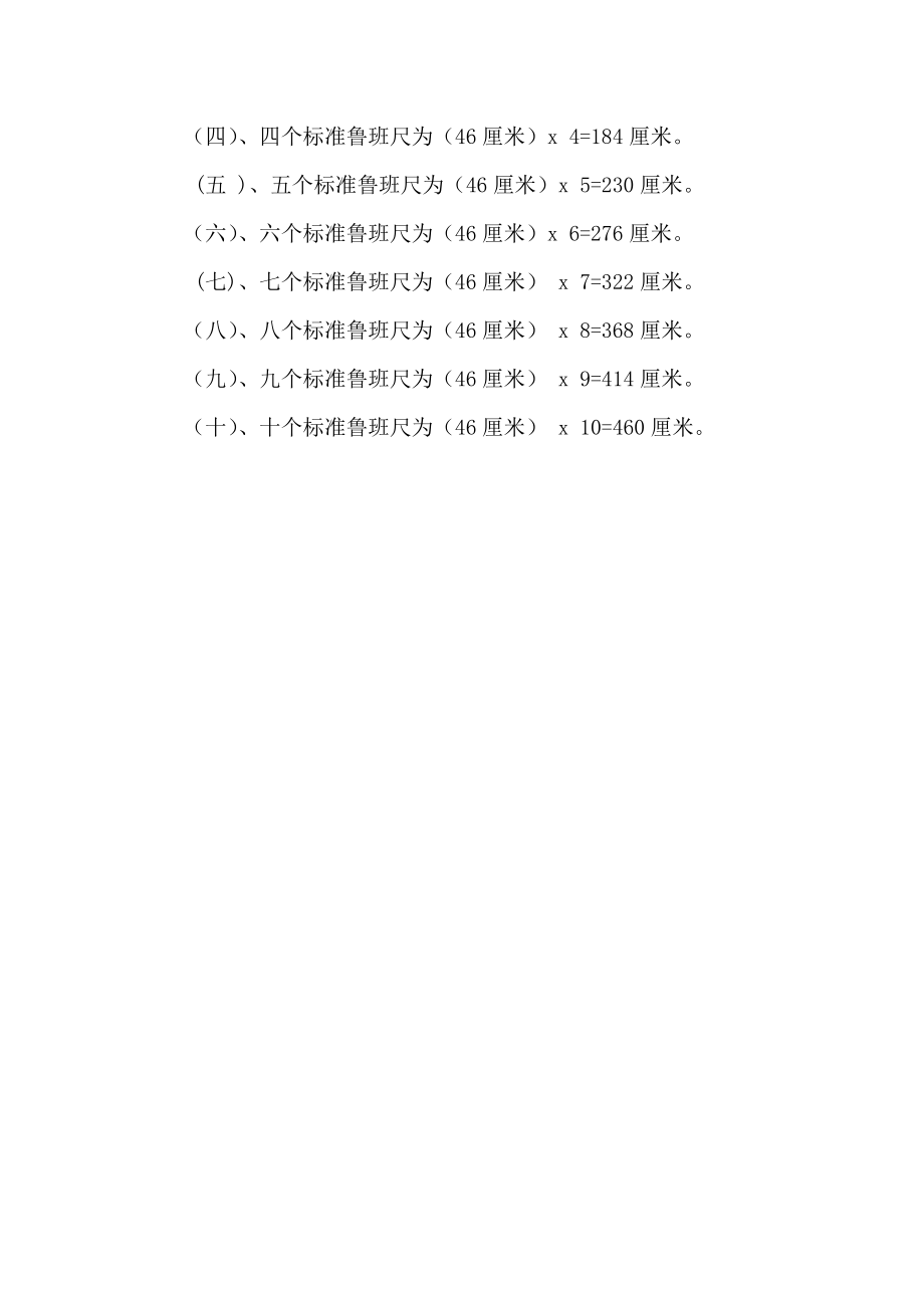 鲁班尺的吉凶数字.doc