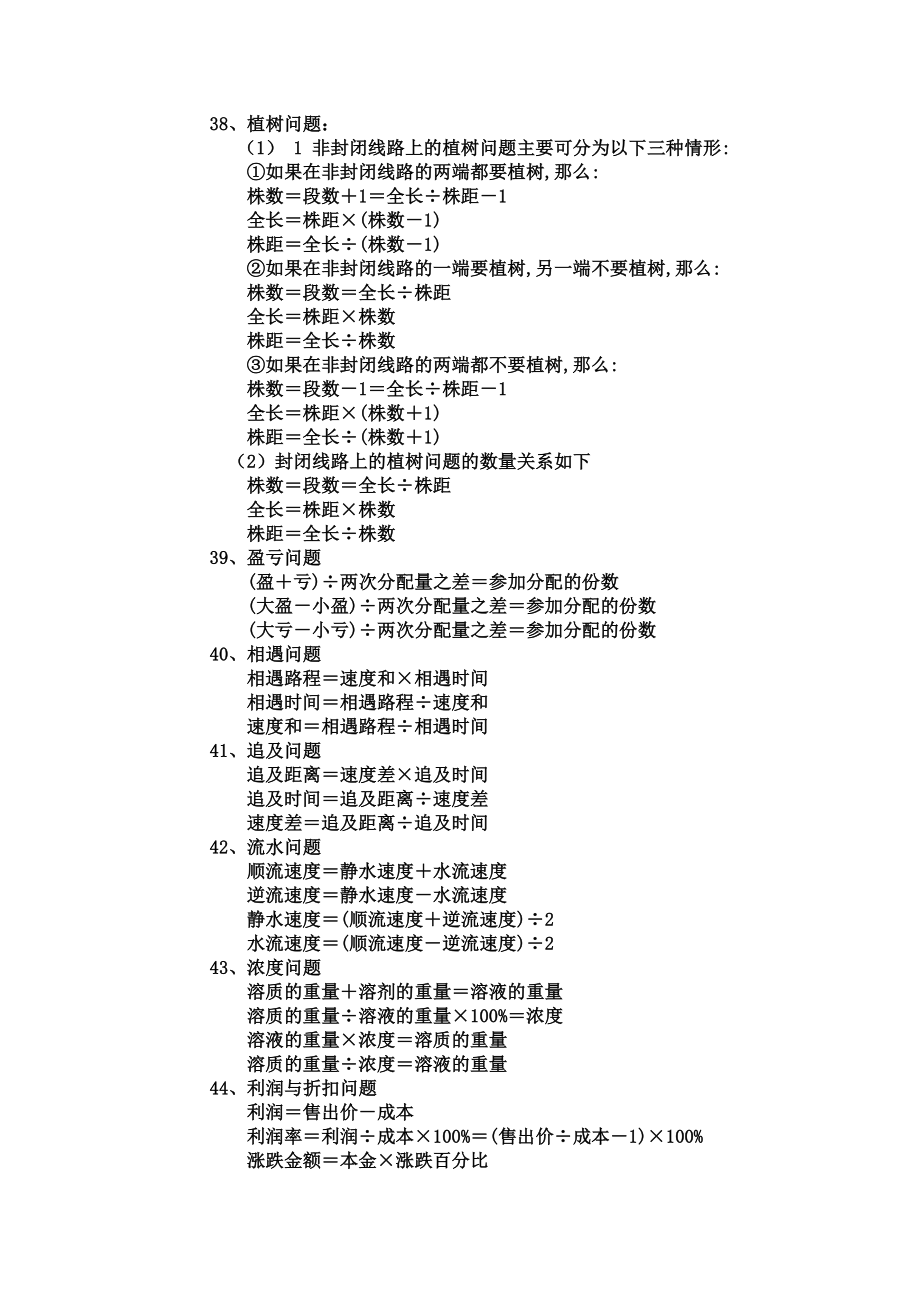 一到六年级所有数学公式总归纳.doc