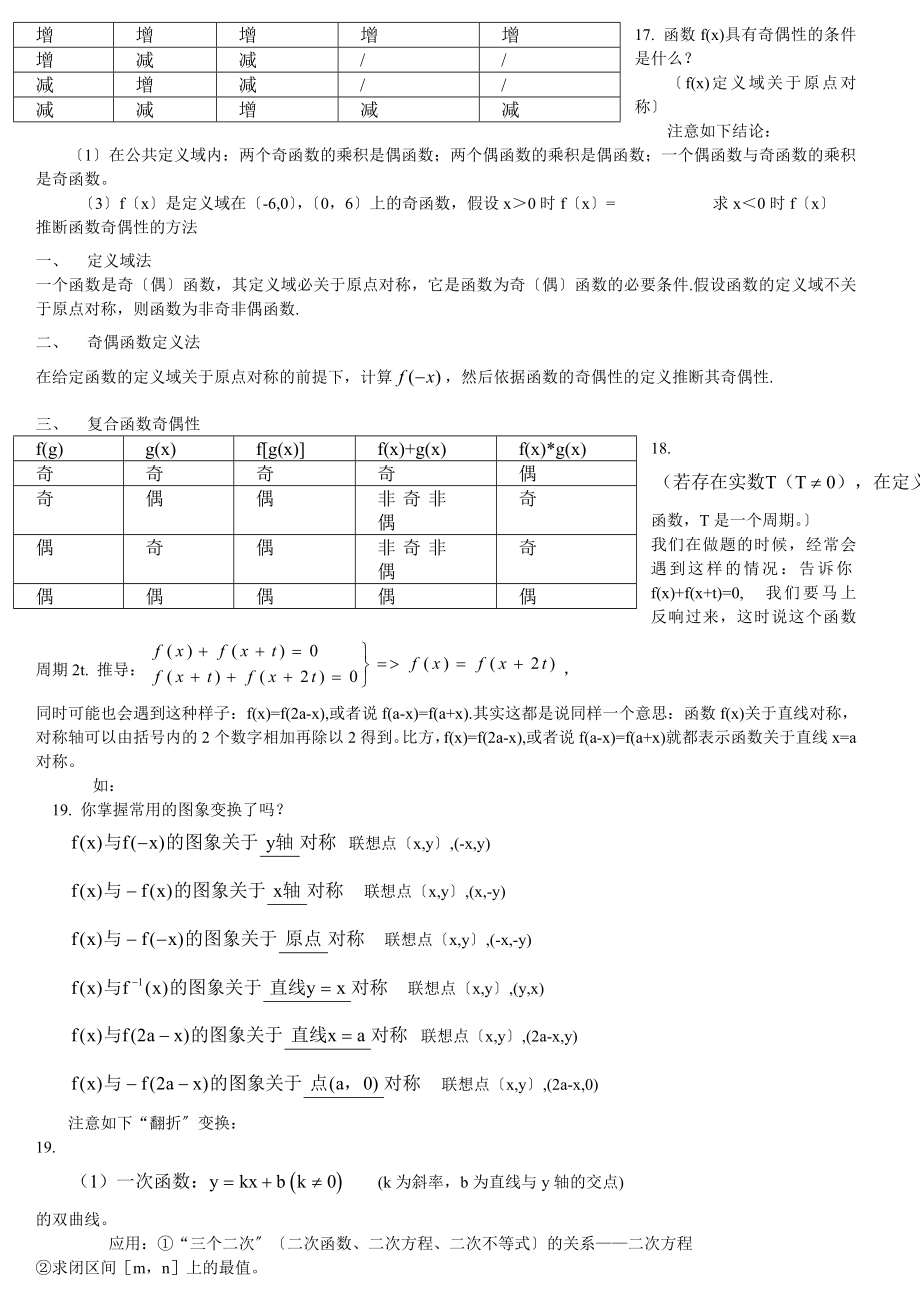 高中数学函数知识点总结(全).doc