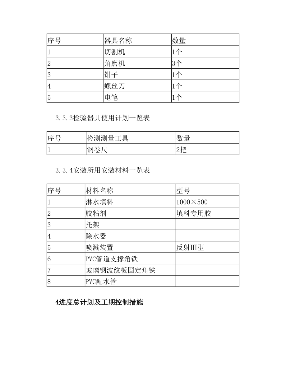 最新冷却塔维修施工方案.doc