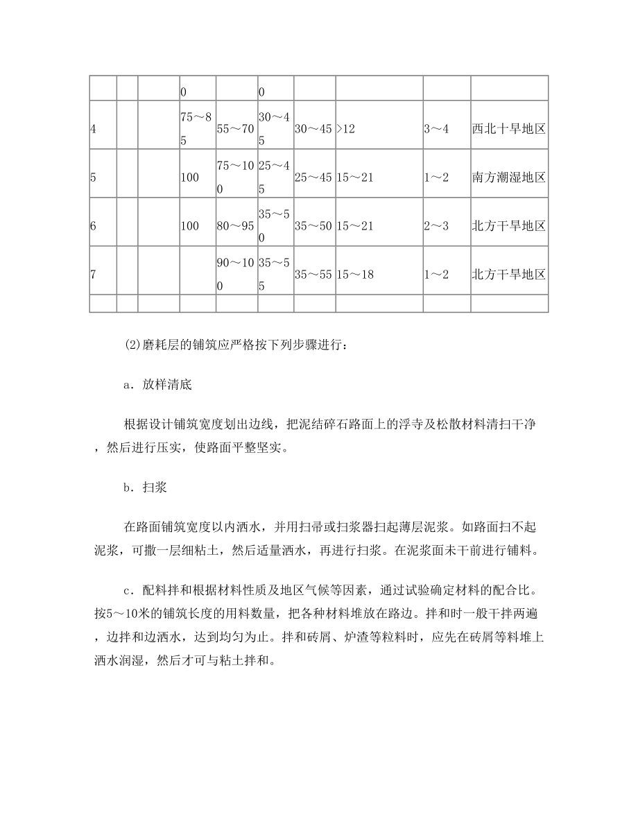 泥结石路面施工.doc