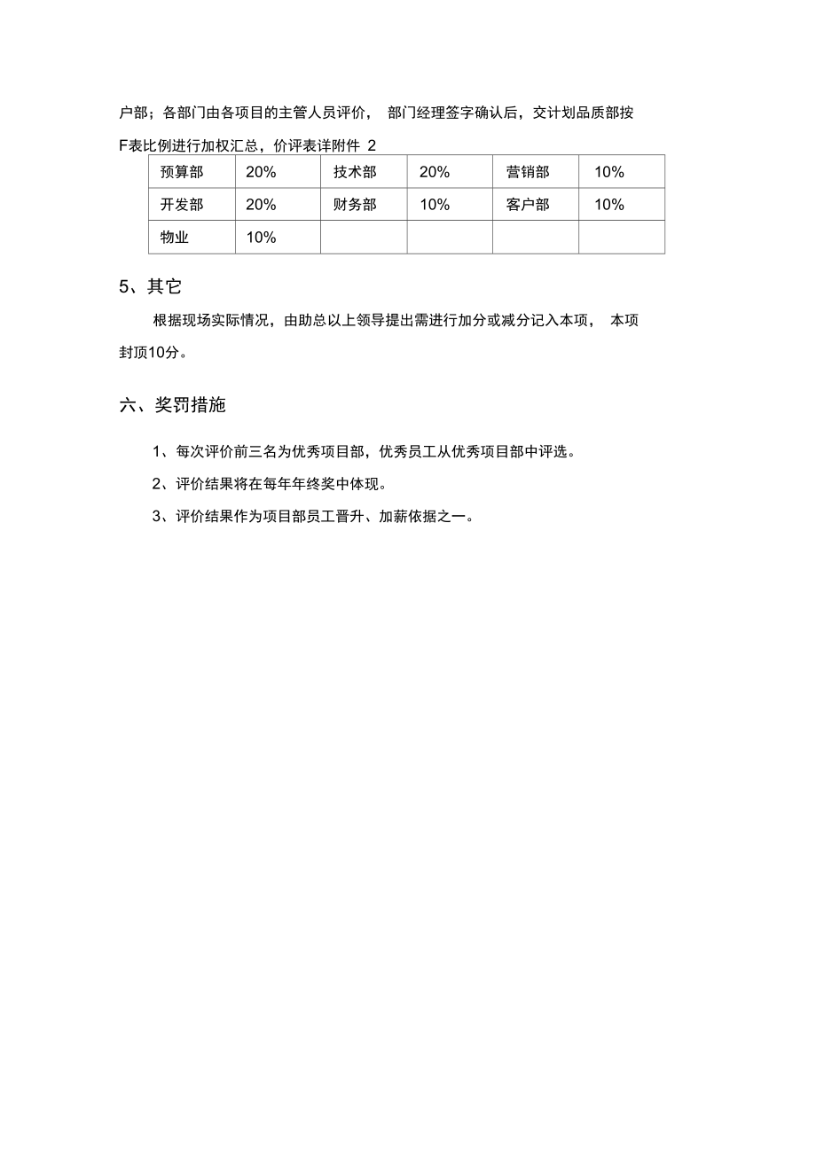 项目部考核制度.doc