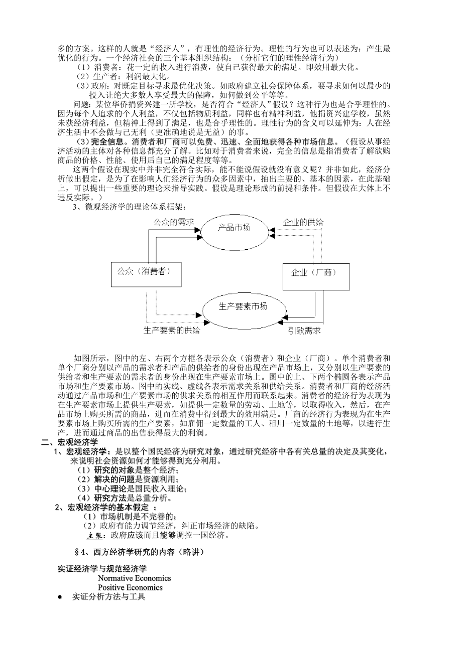 《微观经济学》教案设计.doc