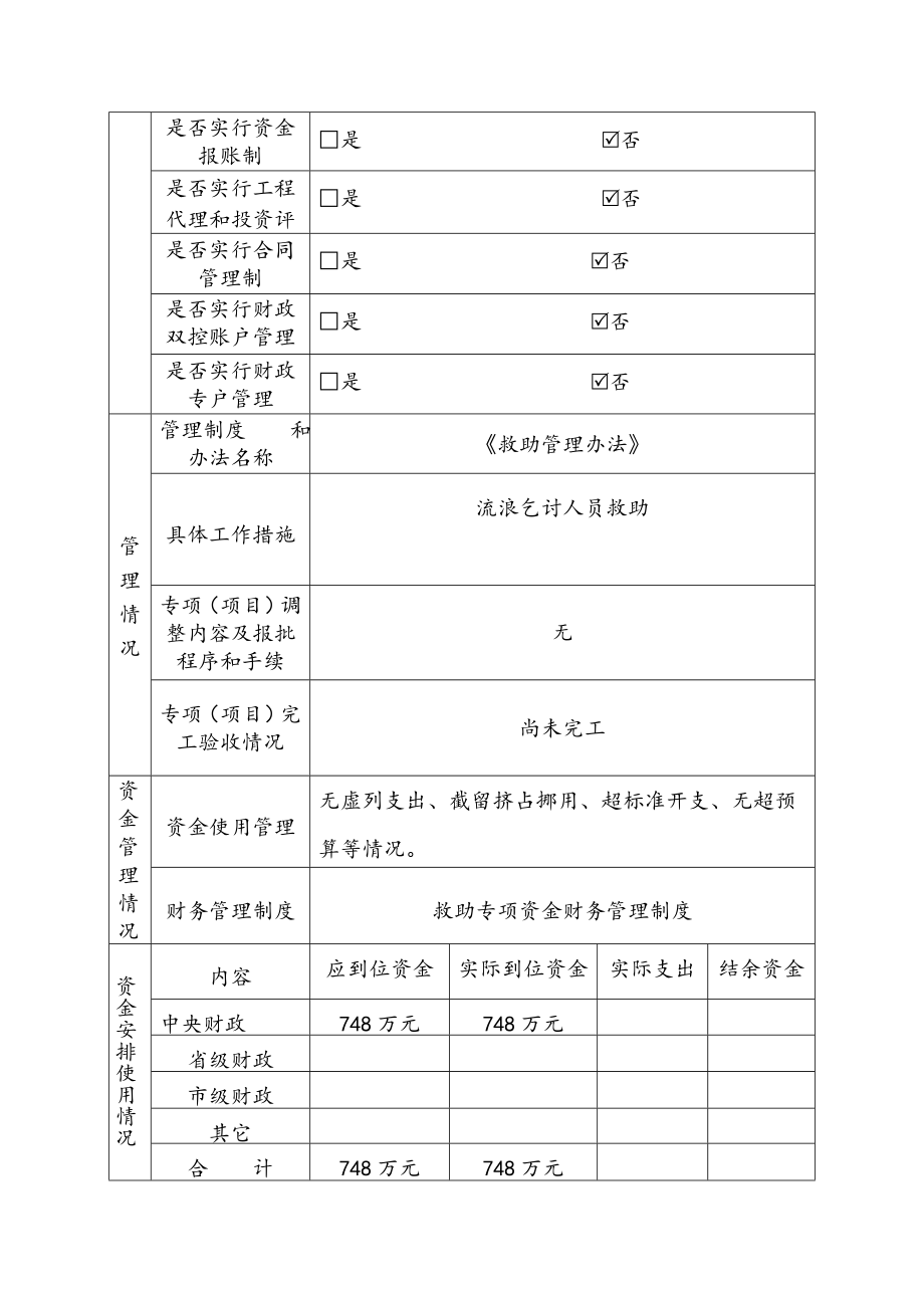 专项（项目）资金支出绩效自评报告.doc