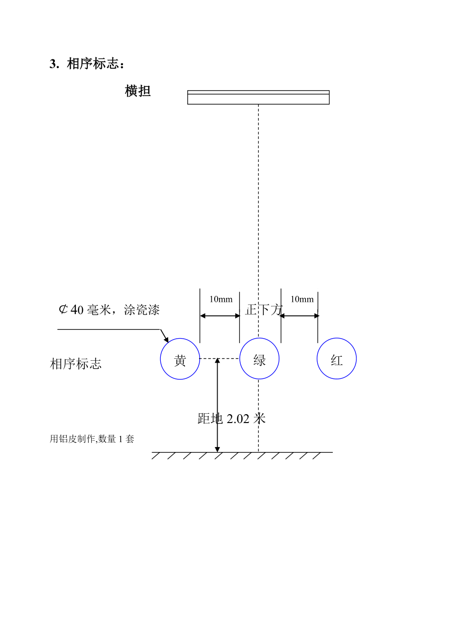 关于10KV电力线路的标志.doc